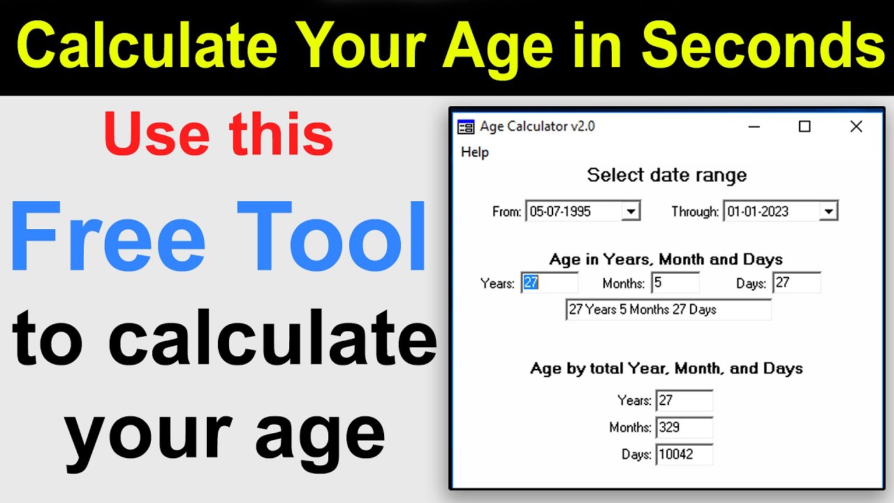 Age Calculator Online